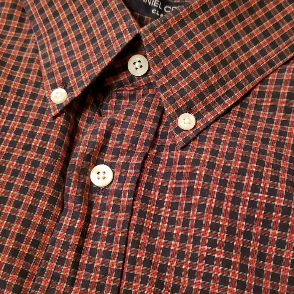 Cremieux plaid button down shirt